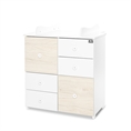 CUPBOARD NEW white/light oak - Variant A